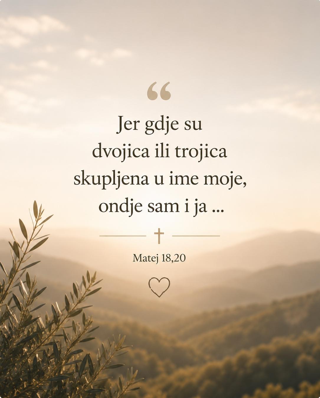 Matej 18,20